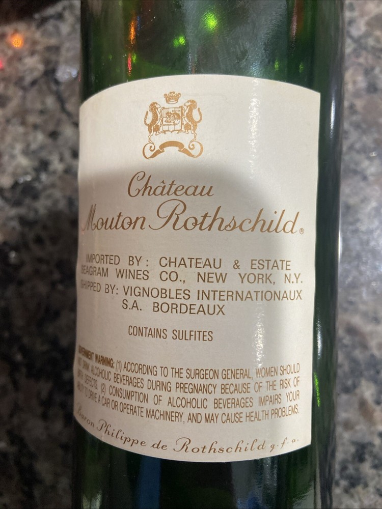 1988 CHÂTEAU MOUTON ROTHSCHILD EMPTY BOTTLE