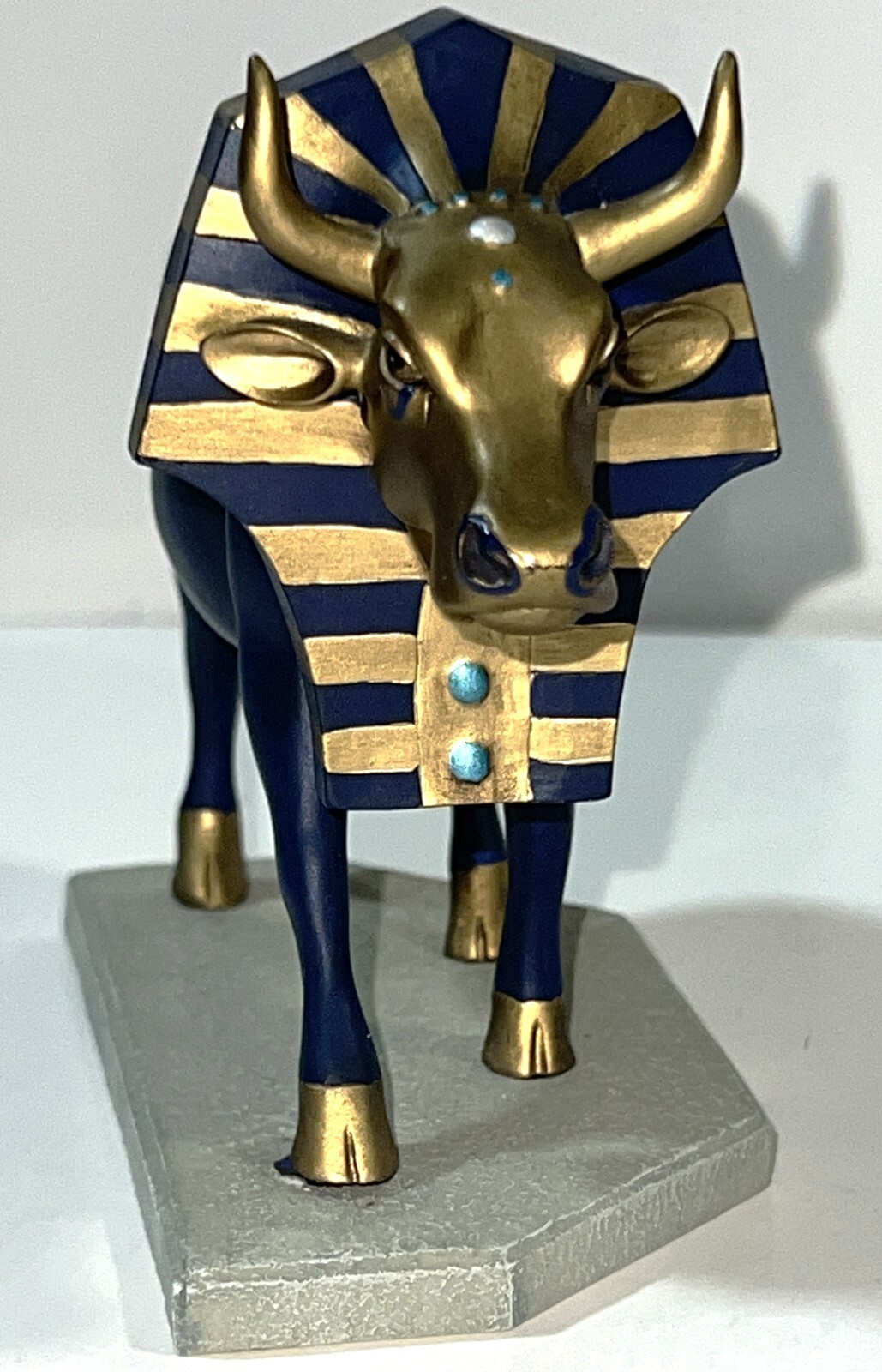 VTG 2000 Cow Parade 9126 Tutancowmon 21371 Westland Egyptian King Tut Figure