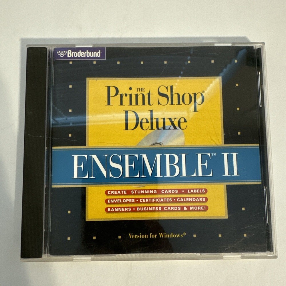 The Print Shop Ensemble II Pc