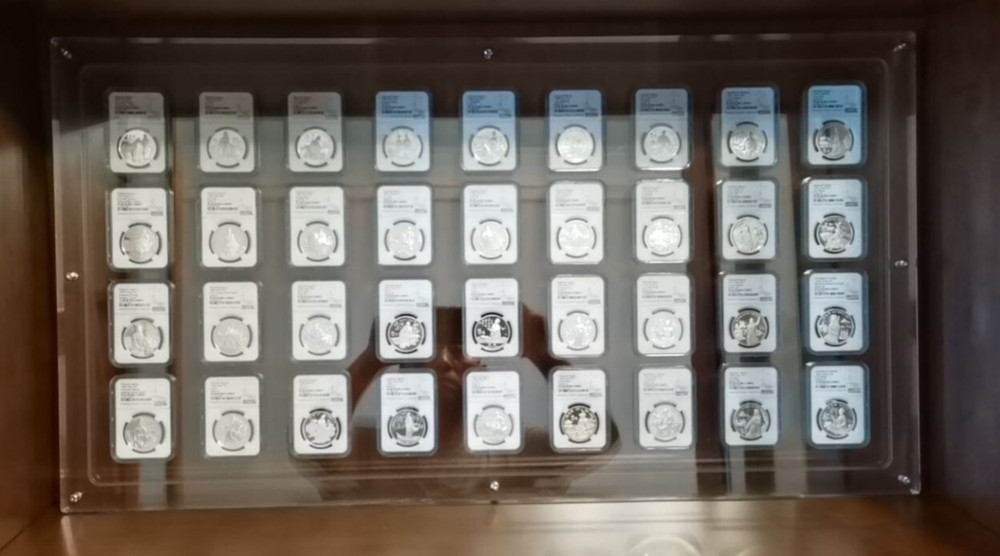 CUSTOMIZE Crystal Acrylic Wall/Table Display Frame ANACS/NGC/PCGS Coin Holder