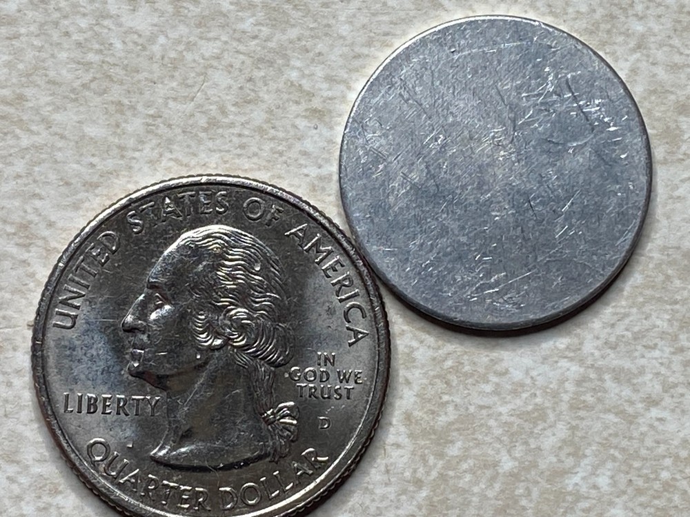 T9205 K & K, Unknown Anillo Restrike Arcade Token