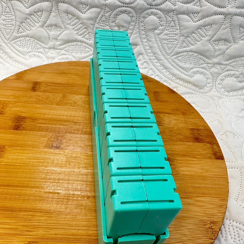 Digi-Block Math Manipulative Place Value Counting System Teal Set Teacher 110 Pc