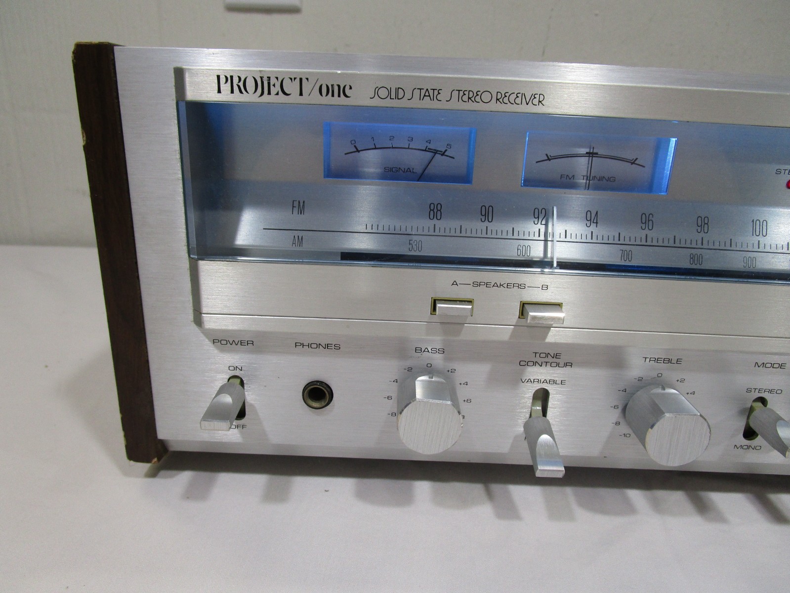 Nice Project / One Mark IIC Stereo Receiver w/ LED Upgraded Lamps -------- Cool!