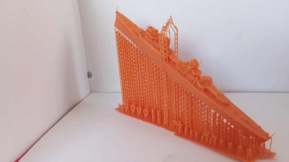 3D Printed 1/700 Roman Commander Class Large Destroyer Unpainted Model Kit-