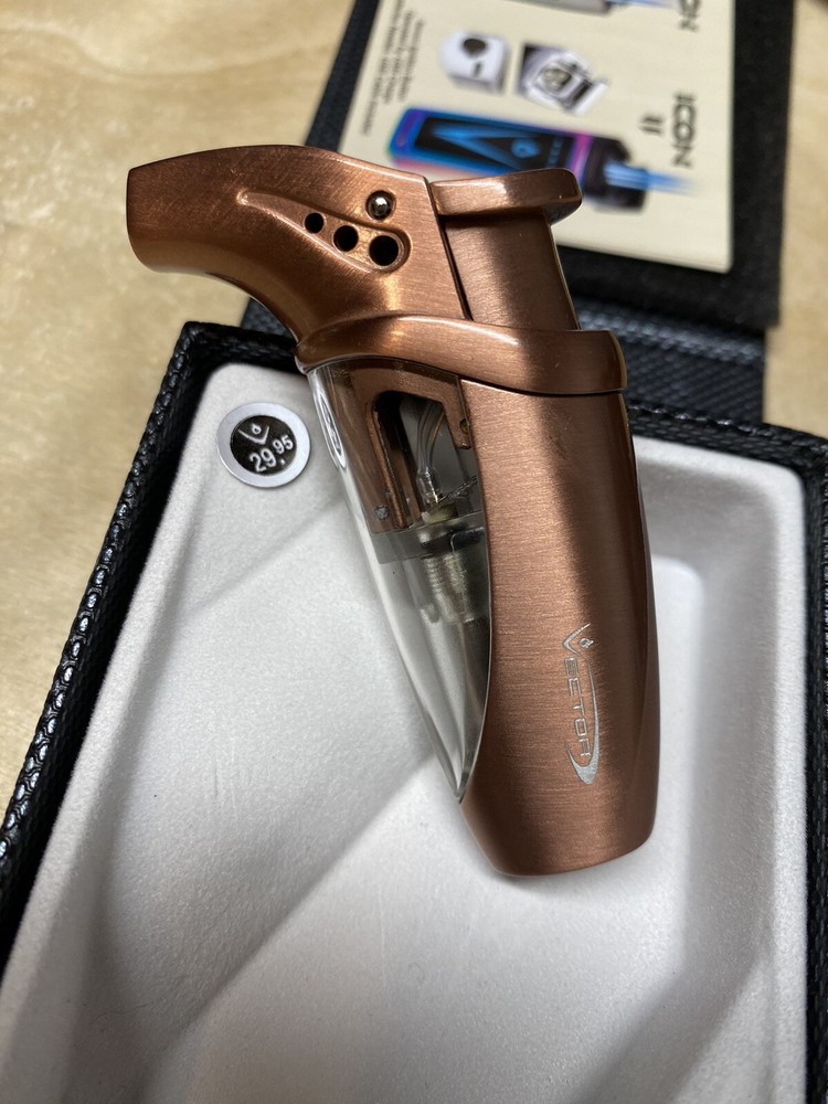 Vector Volt - Single Jet Cigar Lighter - Copper - New