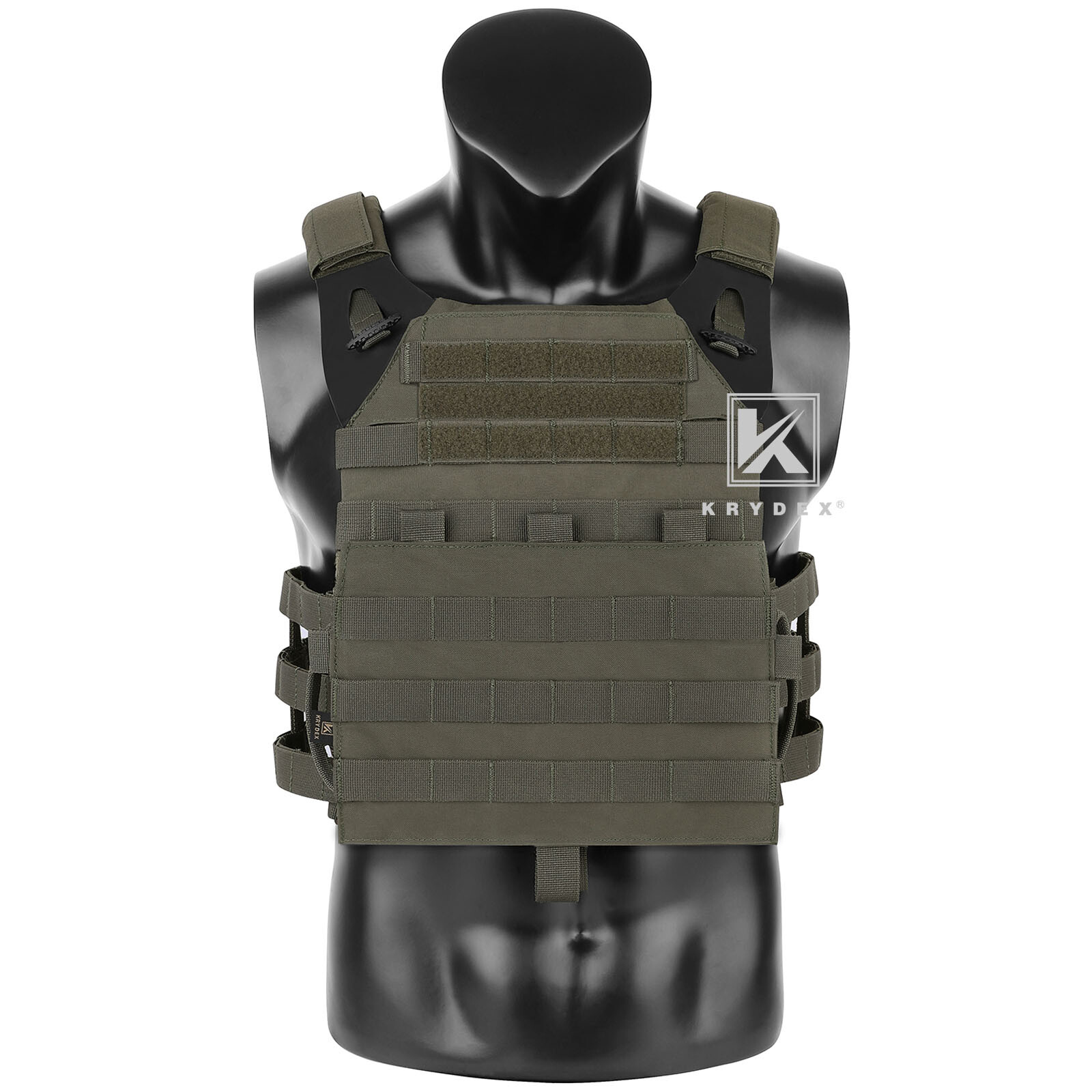 KRYDEX JPC 2.0 Jump Plate Carrier w/ MOLLE Panel Tactical Vest Army Camouflage