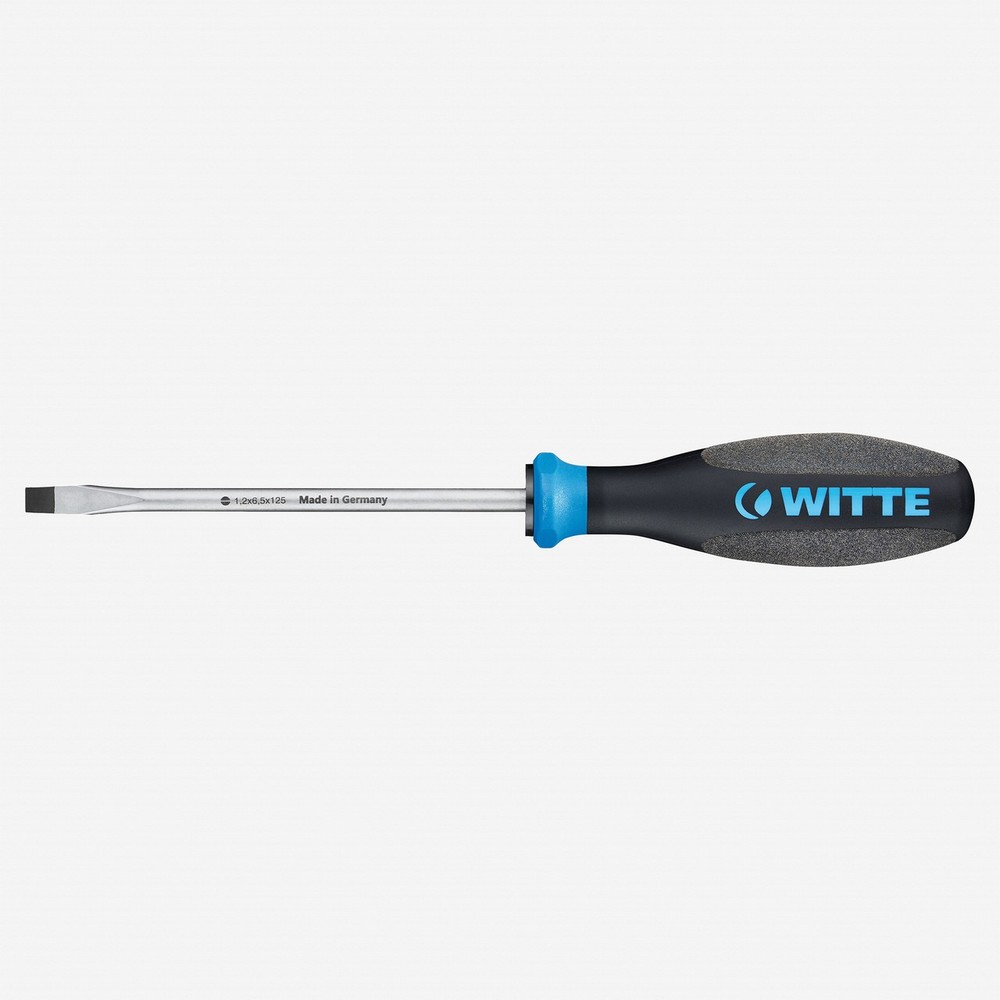 Witte Pro Plus Keystone Slotted Screwdriver, 4.0 x 75mm