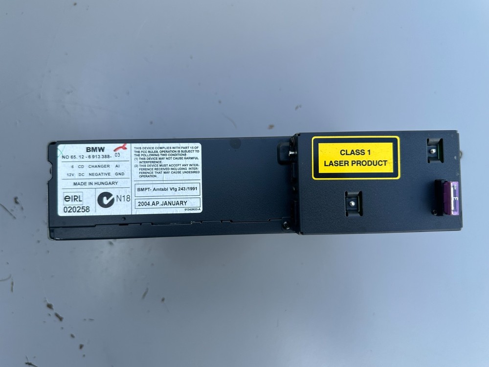 BMW 3 5 7 series Boot 6 Disc CD Changer Unit - E38 E39 E46 E53 X5 M3