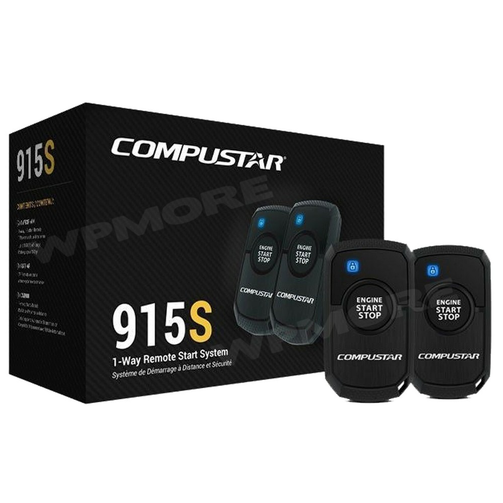Compustar CS915 S 1-Way 1500-FT Range 1-Button Remote Start System CS925-S