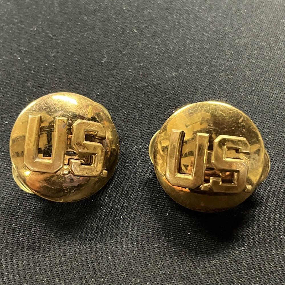 US ARMY JACKET COLLAR DISCS
