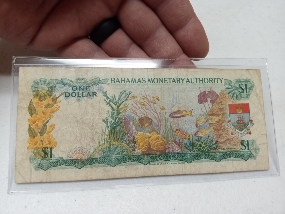 Bahamas Banknote 1 Dollar 1968 Circulated