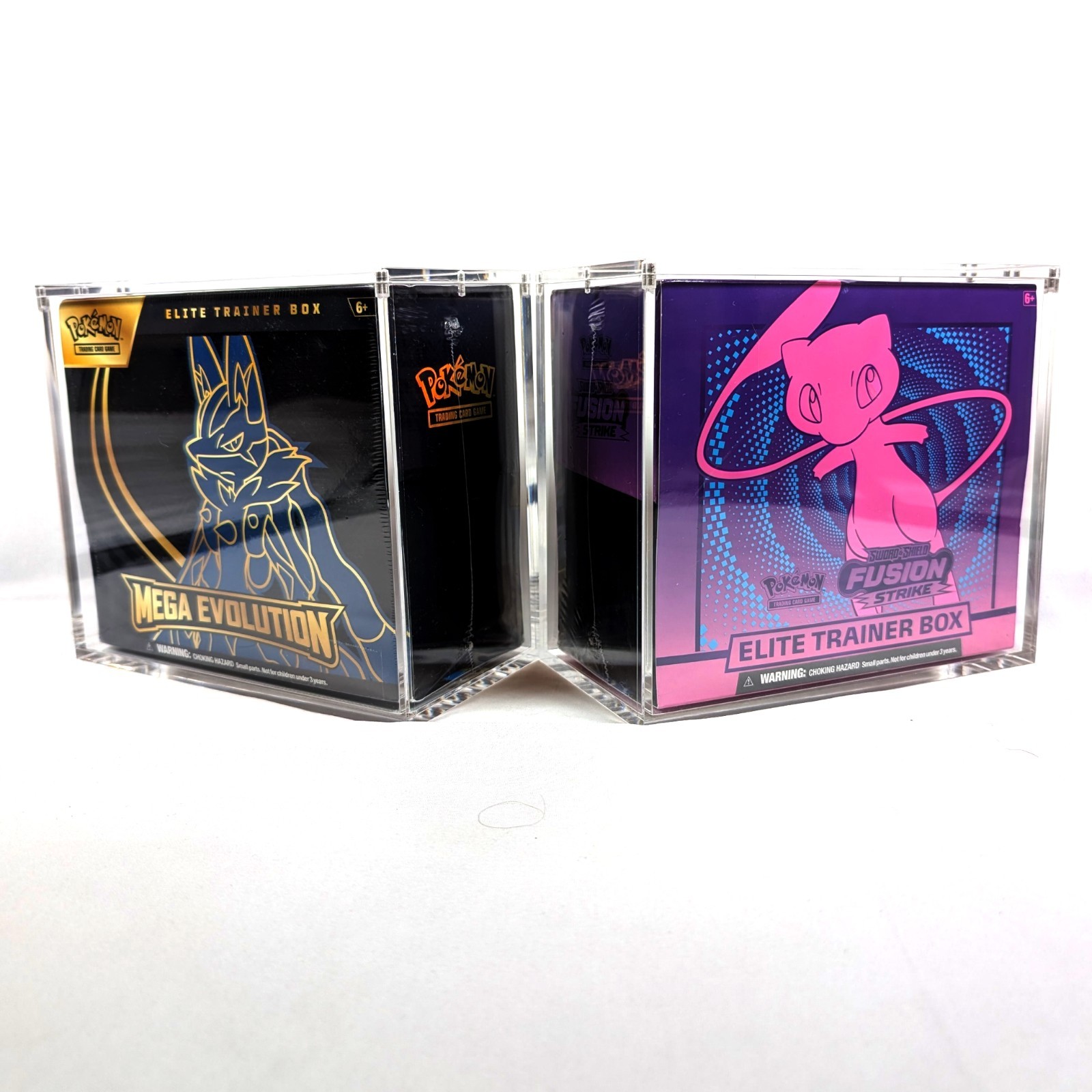 Premium Pokémon ETB Acrylic Case Magnetic Lid UV Safe Elite Trainer Box Case