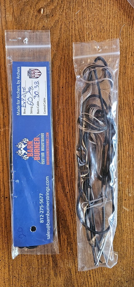 PSE XPEDITE NXT String and Cable set. No Yokes.  String: 60 3/8", Cables 30.38"