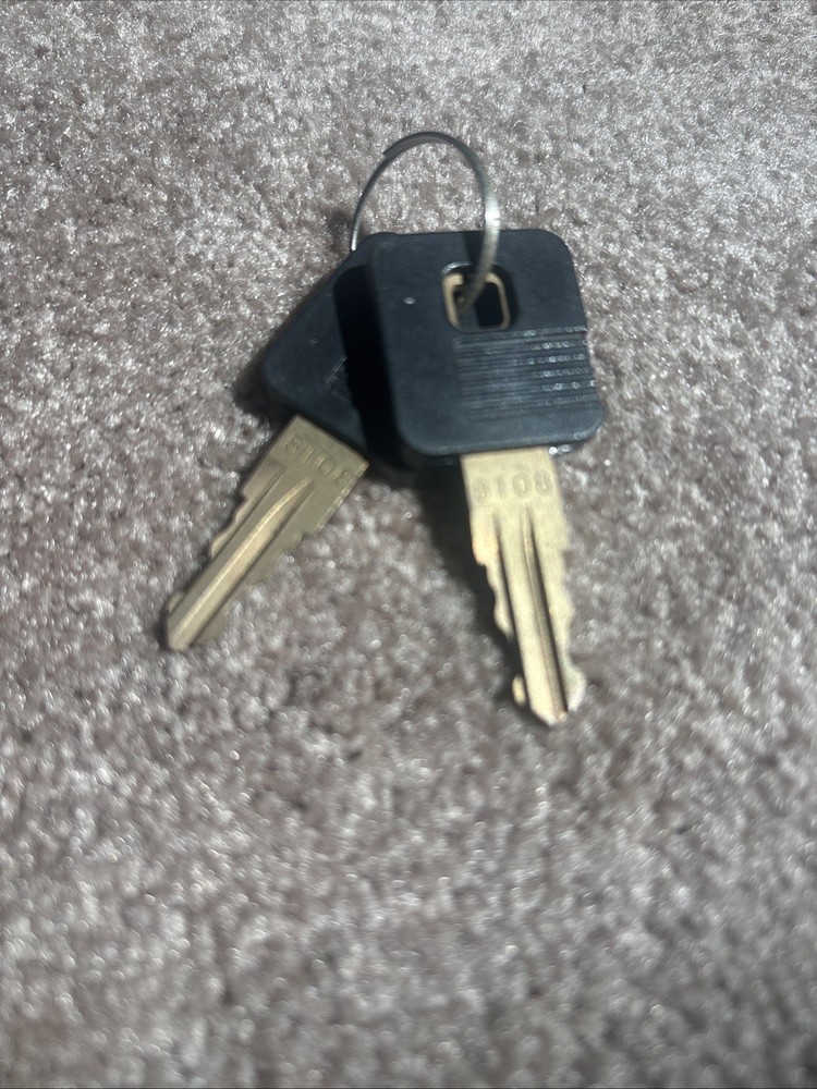 Set Of 2 Sears Craftsman OEM Toolbox Keys Code 8108