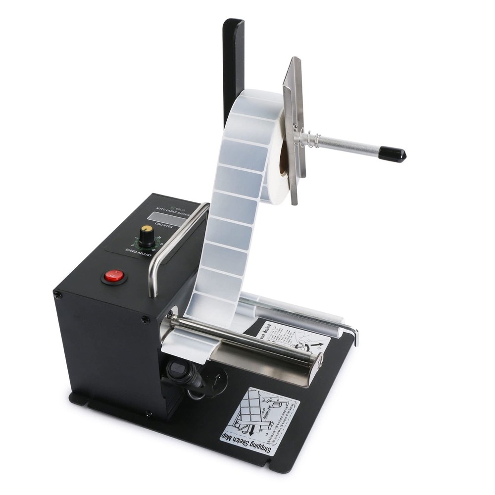 U.S. Solid Automatic Label Dispenser Translucent Labels Counter 4.52 in Width