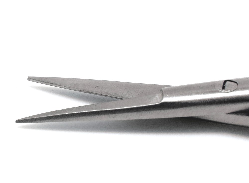2 Pcs Castroviejo Straight Scissors Sharp/Sharp 4" & 4.5" Micro Surgery Tools