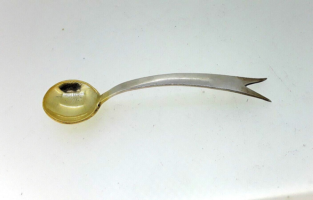 Antique Khlebnikov Silver Mustard Container.