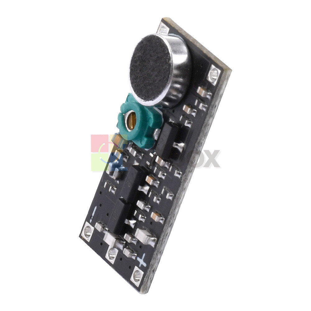 Frequency 85-115MHz FM transmitter module wireless microphone surveillance Black