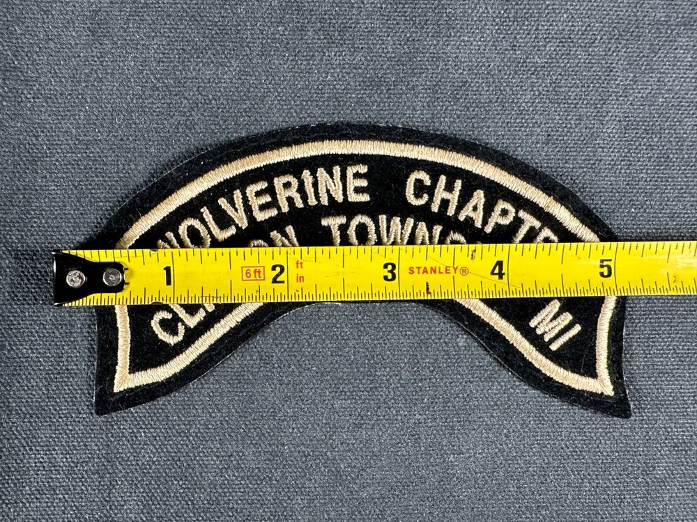 Harley Davidson H.O.G. Wolverine Chapter MI Membership Patch small
