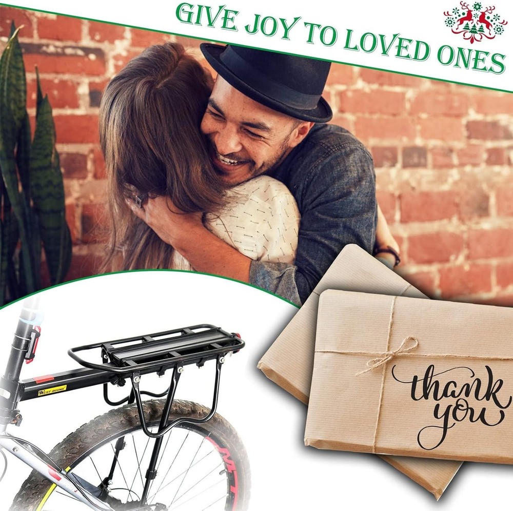 Universal Aluminum Bicycle Rack - Reflective Logo