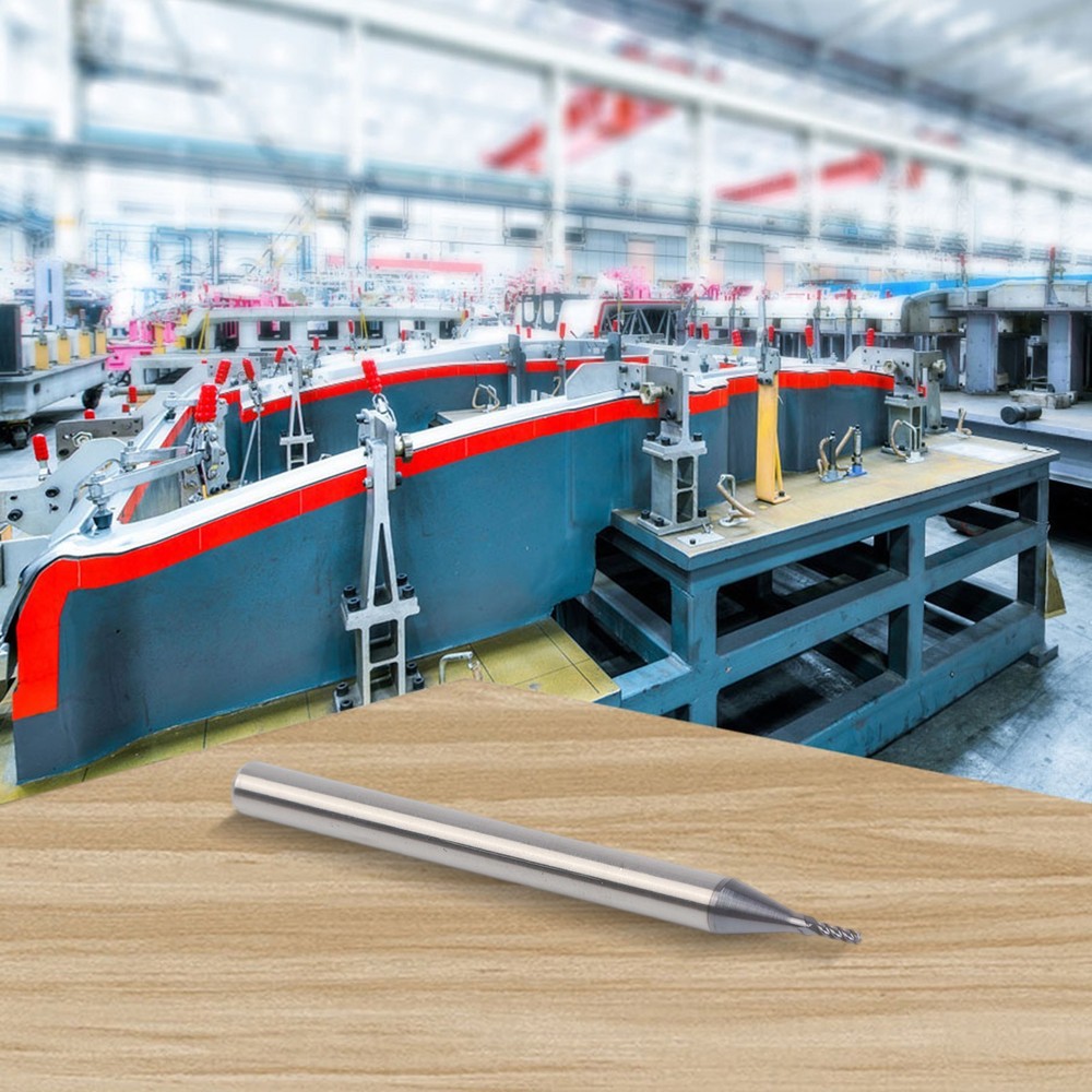 Solid carbide milling cutter four flutes designed for various machining needs