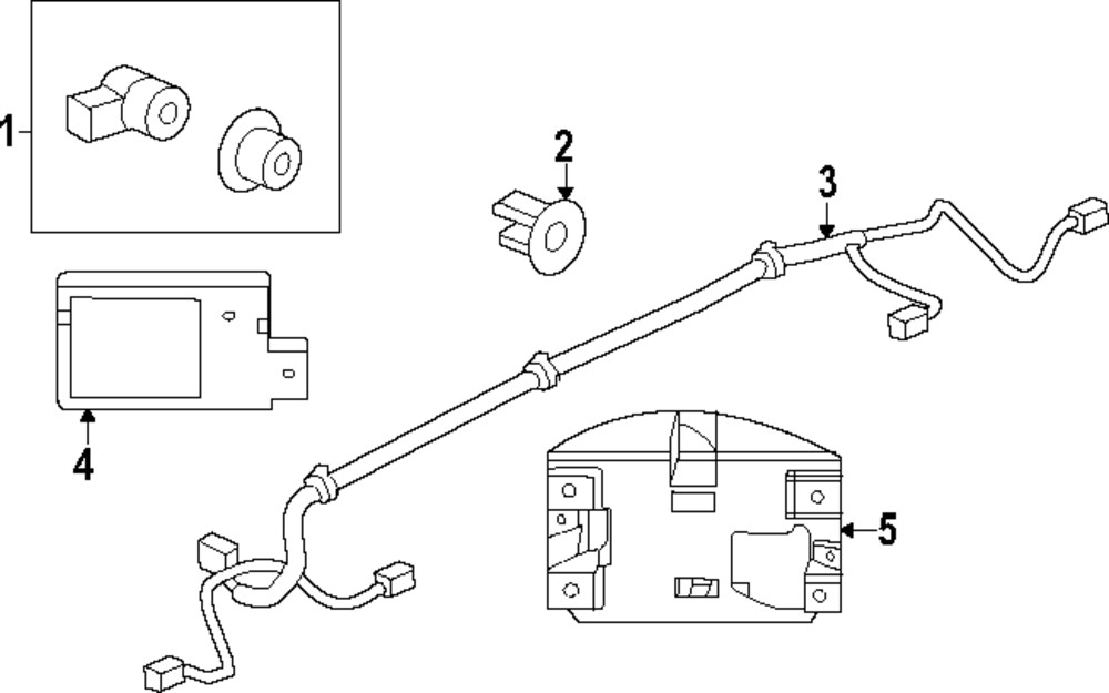 Genuine GM Object Sensor Module 84434829