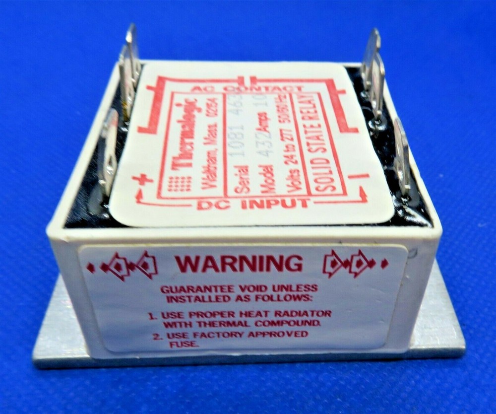 THERMALOGIC A432 SOLID STATE RELAY 10 AMP