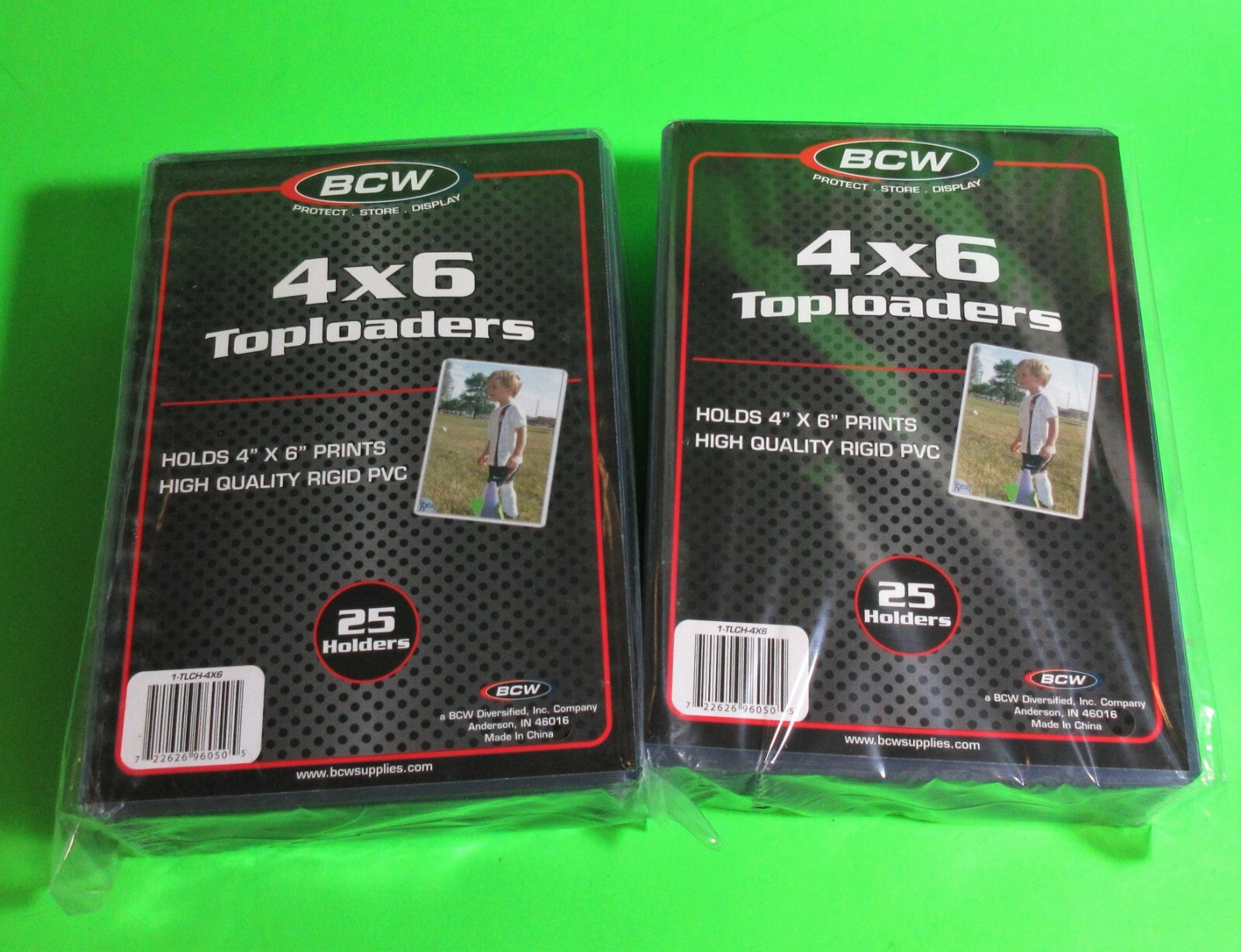 50 4X6 PHOTO TOPLOADERS-CLEAR-ARCHIVAL SAFE - HIGH QUALITY PVC - BY BCW