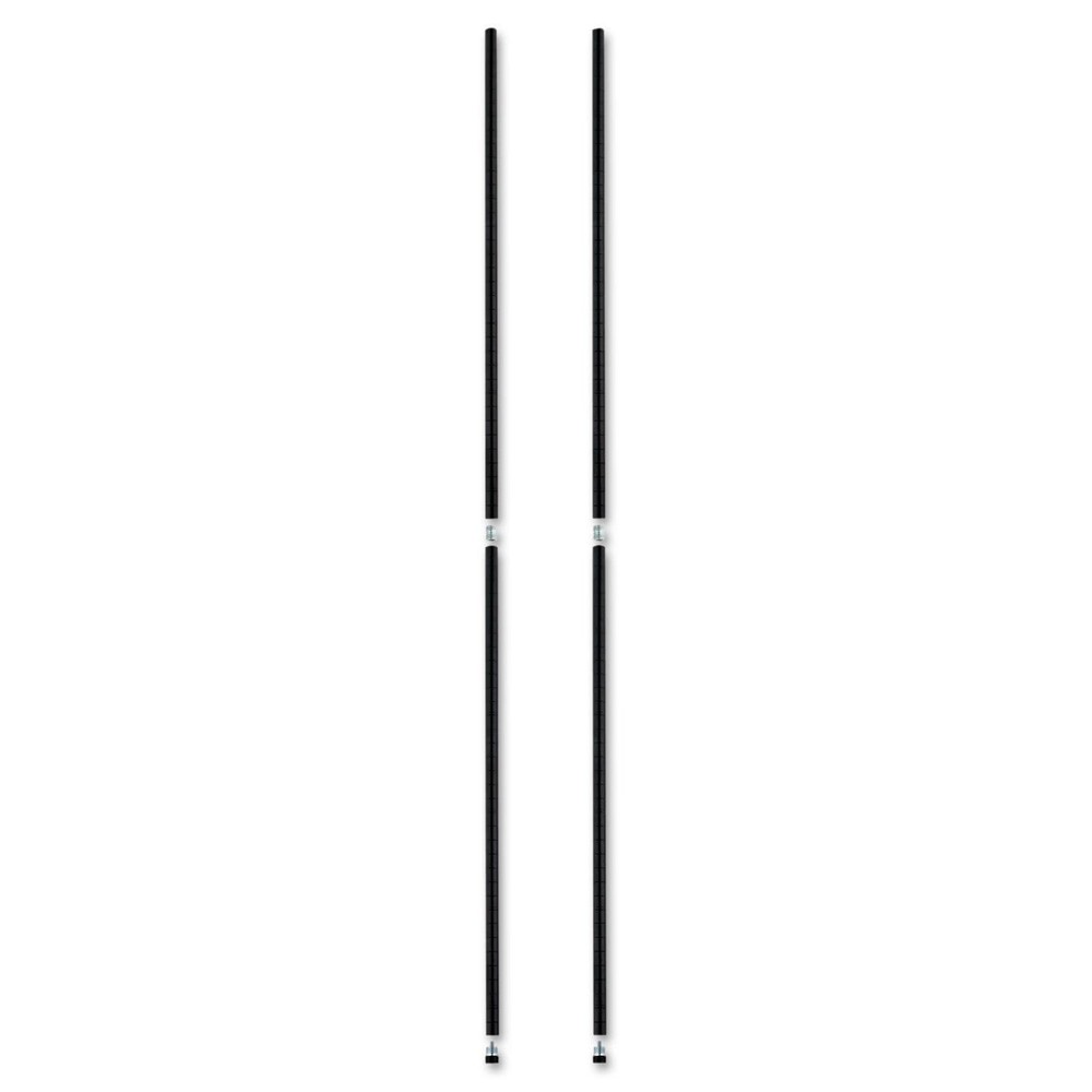 ALE Stackable Posts For Wire Shelving, 36 "High, Black (Pack of 4)