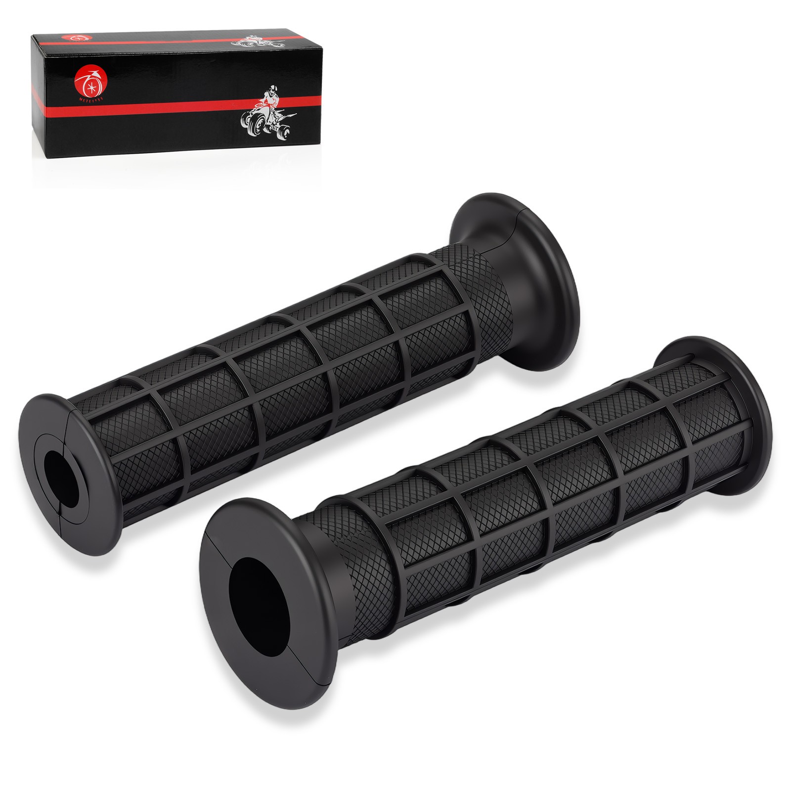2 Handle Grips for Honda ATC200/M/S/X 1981-1987 Big Red 200 ATC200E/ES 1982-1984
