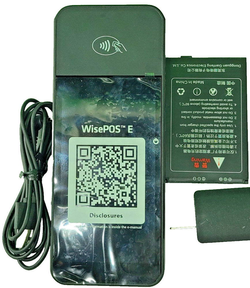 WisePOS E Card Reader - Model: WSC 51 - New with Battery