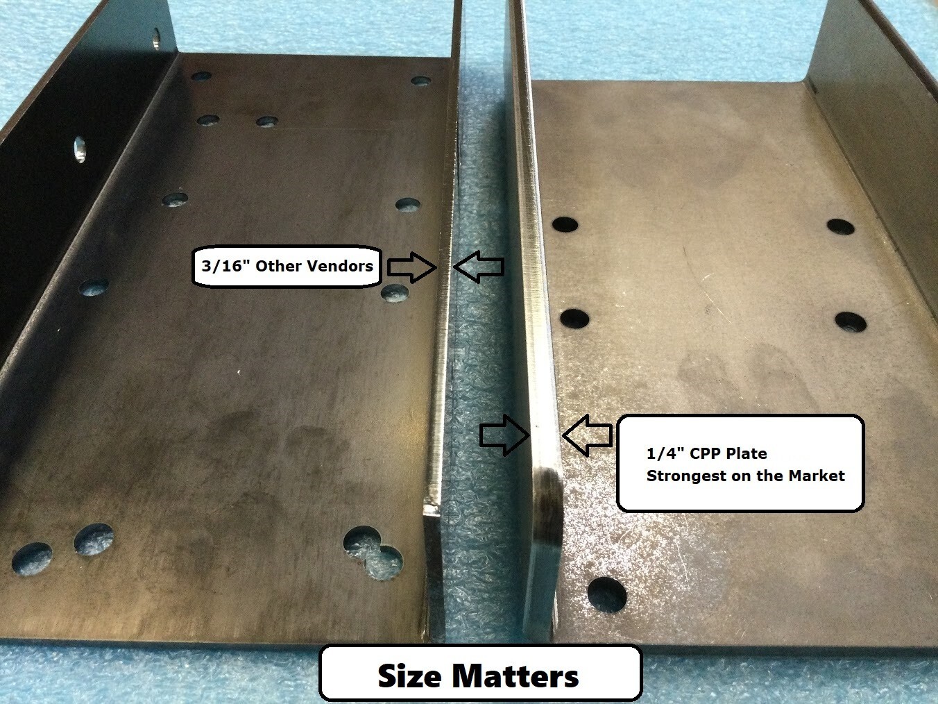 63-72 Chevy C10 CPP’s Frame Shortening Kit Short Bed Conversion 1/4" Heavy Plate