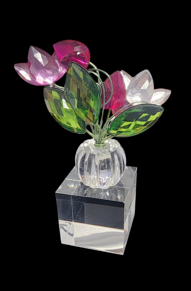 Clear Acrylic Solid Polished Display Block 1-1/2" x 4" x 4"