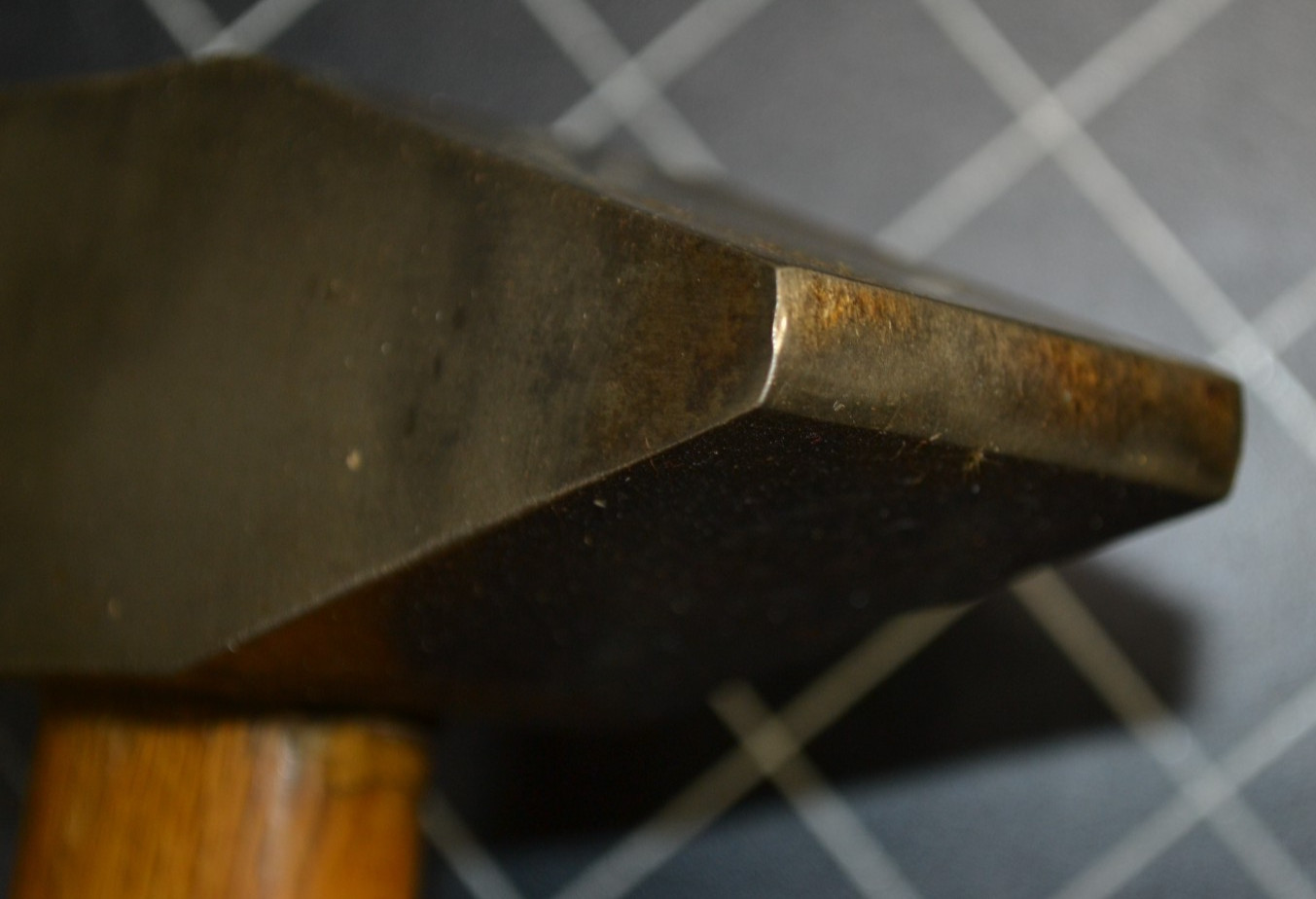 GERMAN - 2000g - BLACKSMITH - FORGING HAMMER - CROSS PEIN - ALL ORIGINAL