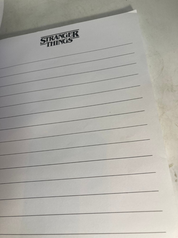 Stranger Things Diary, Journal, Notebook Free Post
