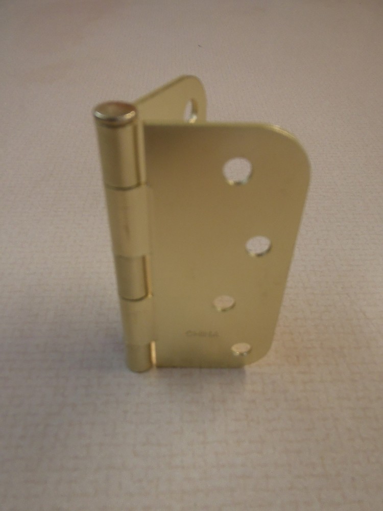 Door Hinges, 4x2.2x5/8, Brass, Each.
