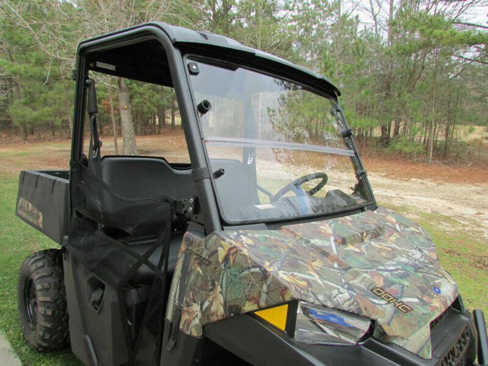 2017+ Polaris Ranger Mid Size 500 Front Windshield Folding Flip Down Versa-Fold