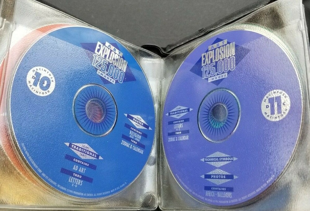 Art Explosion Images for Mac Nova Development