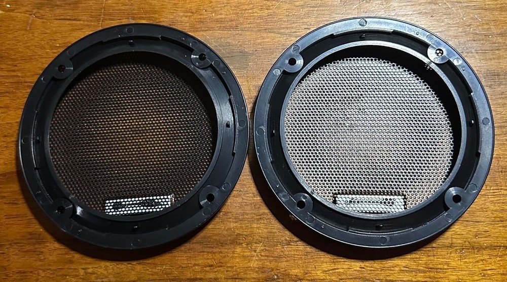 (2) ECLIPSE UNIVERSAL 5" SPEAKER COMPONENT PROTECTIVE GRILLS COVERS NEW PAIR