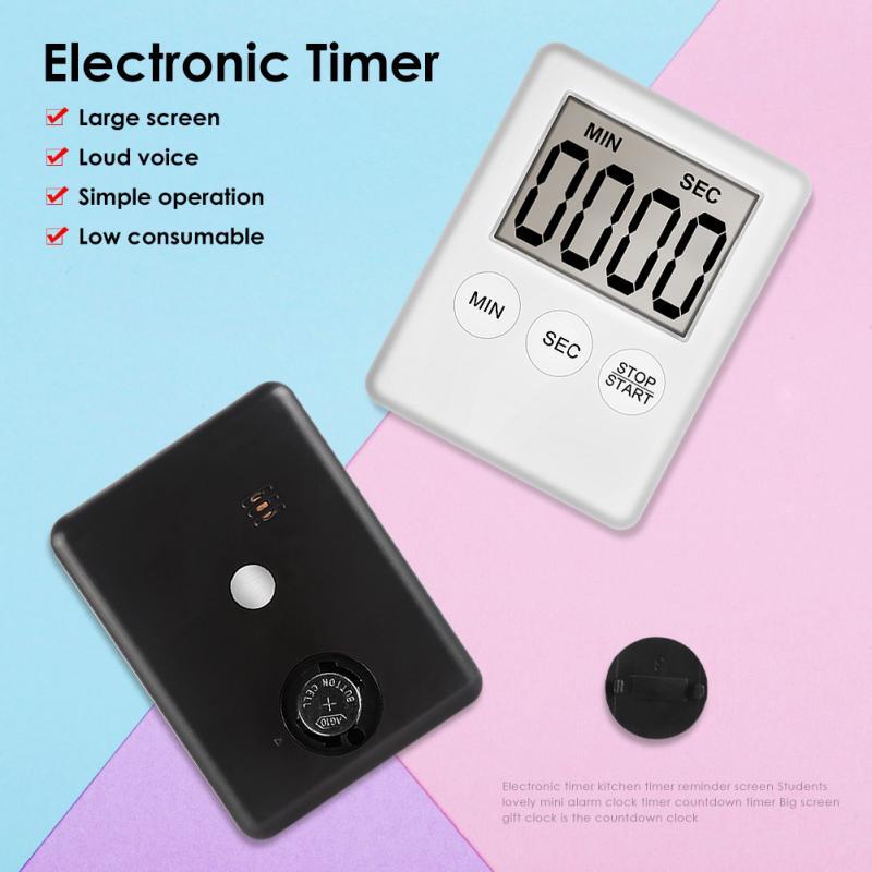 LCD Digital Kitchen Cooking Timer Count-Down Up Clock Loud Alarm Magnetic Lot