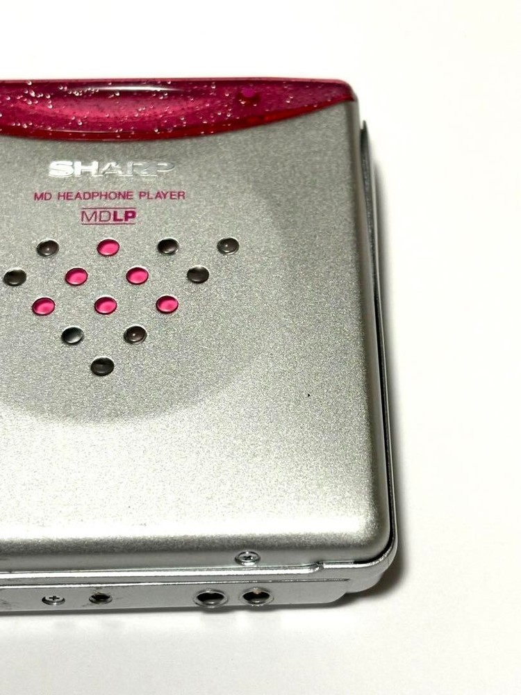 SHARP MD-ST70 MD player Red Very Good