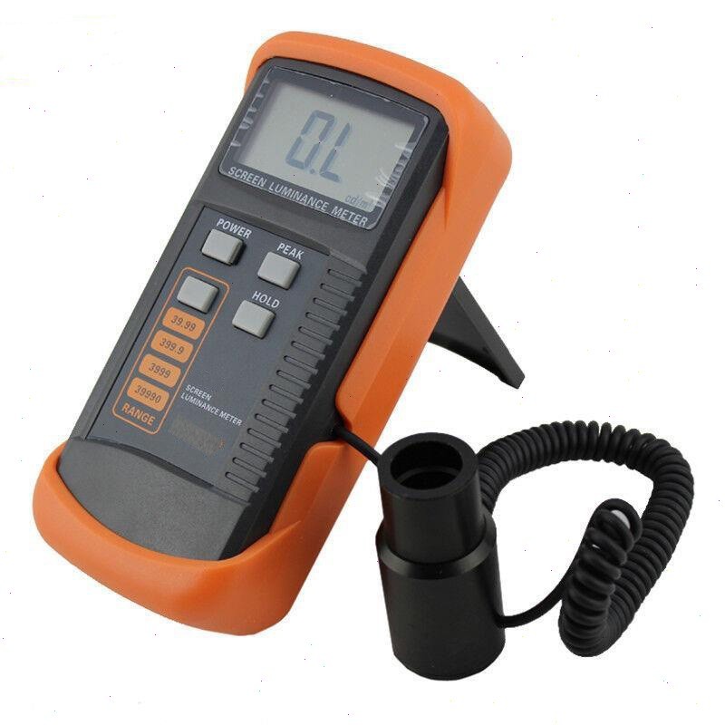 Handheld Screen Luminance Meter with Range 0.01-39990cd/m² Peak Value Latching