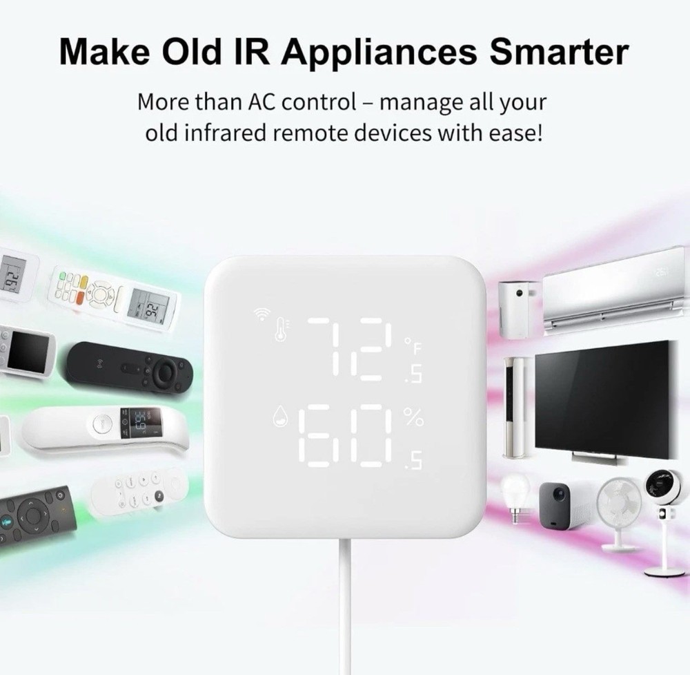 WOOX Smart Air Conditioner Controller, WiFi IR Remote Control for Mini Split OB