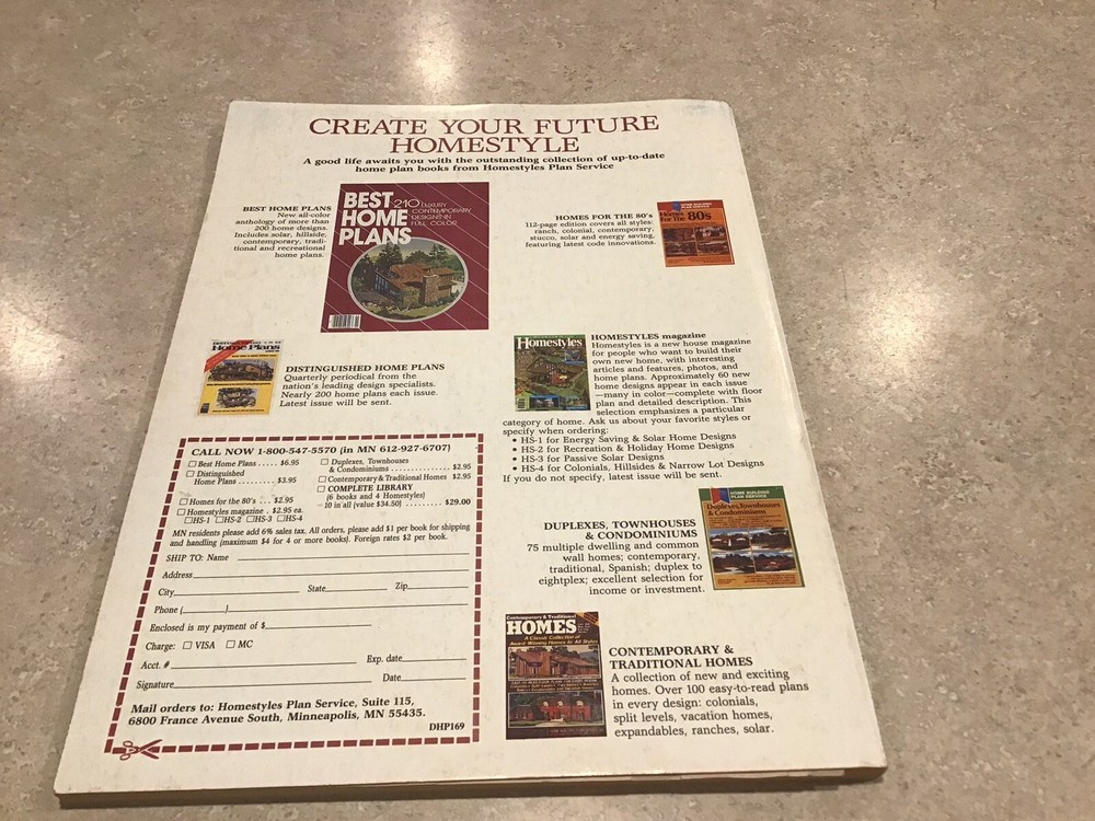 Distinguished Home Plans 1987 #169