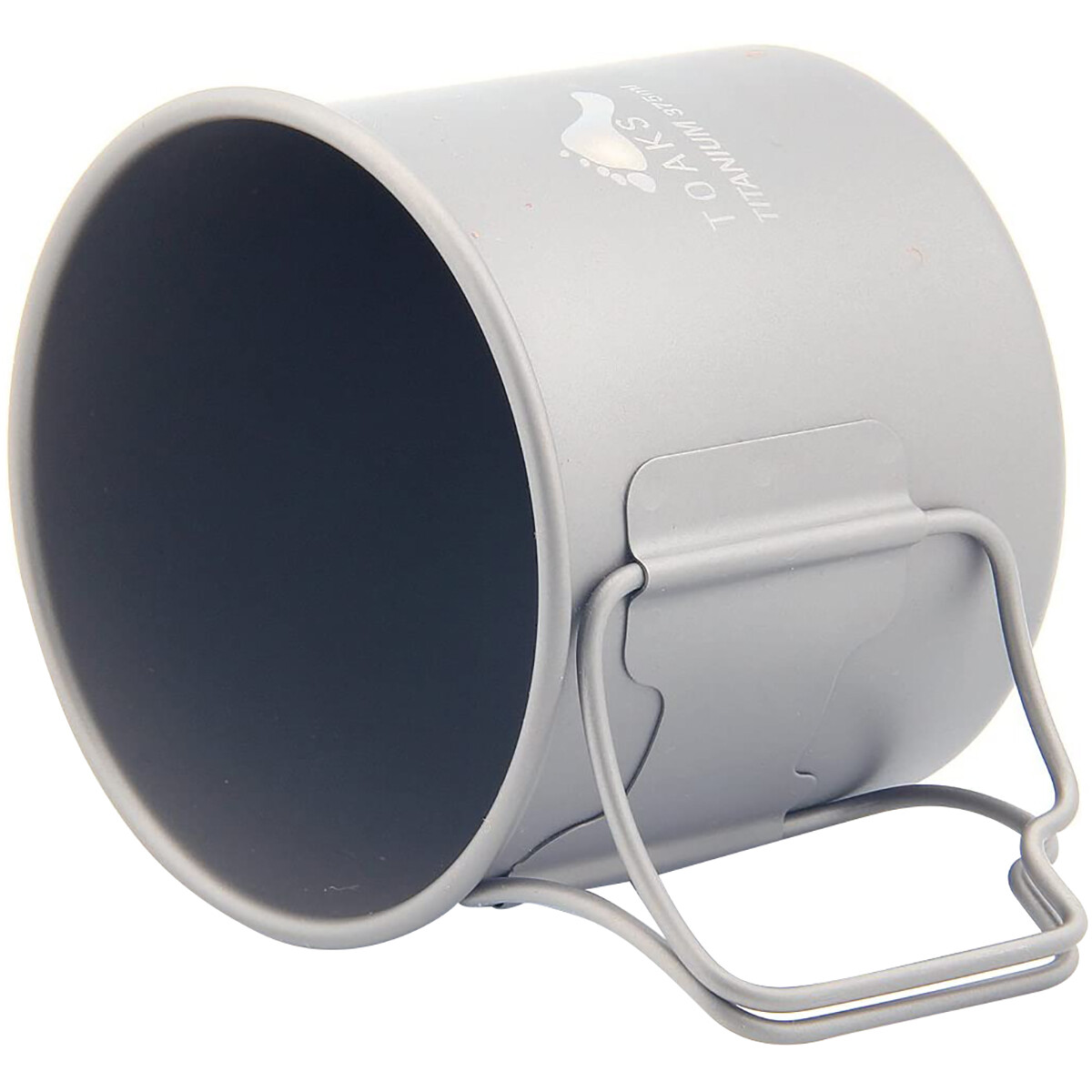 TOAKS Titanium 375ml Cup with Folding Handles - CUP-375 - Outdoor Camping Mug