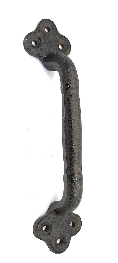 Cast Iron Door Handle Rustic Heavy Duty Antique Style Gate Barn Pull Large