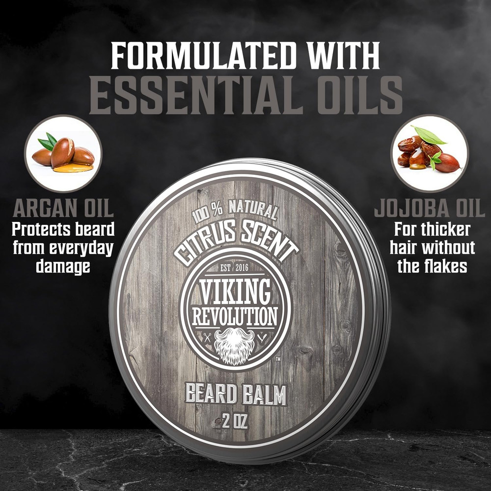 - Ultimate Beard Kit - Beard Grooming Kit with Beard Brush, Beard Comb, Beard Ba