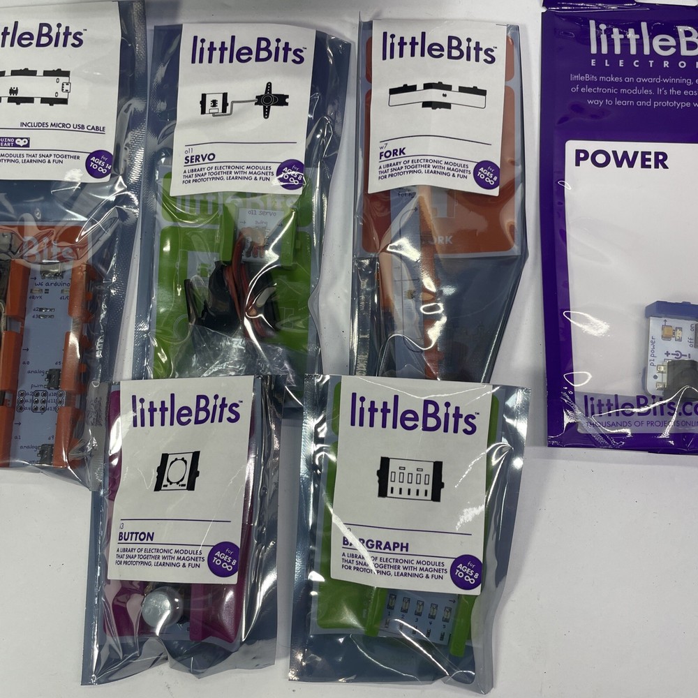 Little Bits Arduino Coding Kit 8 Modules | NEW OPEN BOX COMPLETE!