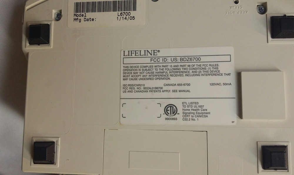 Philips Lifeline Communicator Unit 6800XT Tested -