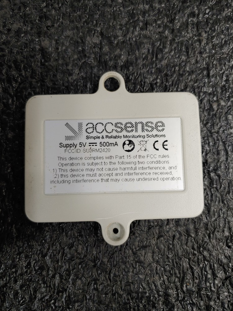 ACCSENSE A1-13 Wireless Temperature Data Logger Pod